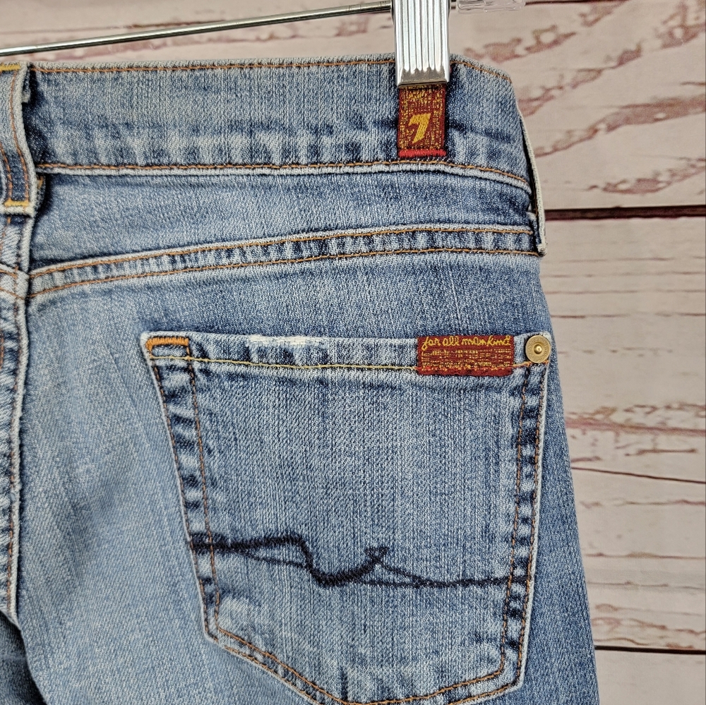 7 For All Mankind low Rise lightwash bootcut jeans - Picture 11 of 12